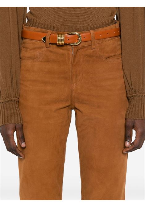 Cognac brown Paso trousers Blazé Milano - women BLAZÉ MILANO | PTVLE01VIVM006